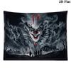 It Clown Wall Tapestry Aesthetic Wall Hanging Printed Fabric Blanket Decorative Tapestries for Bedroom Living Room Home Decor