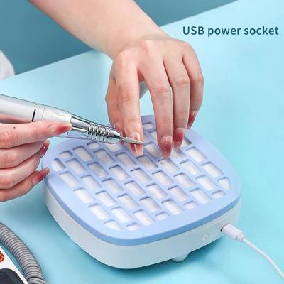 Nail Vacuum Cleaner Professional USB Dust Suction Collector Mute Gel Nail Duster For Nail Art Salon Equipment Removable Filter