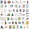 55 New Chore Graffiti Stickers Decorate Notebook Suitcase Mobile Phone DIY Stickers