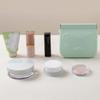 Solid Color Self-closing Lipstick Bag Cartoon Animal Mini Square Makeup Bag  Outdoor