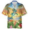 Cartoon It's 5 Oclock Hawaiian Shirt For Men Clothing Somewhere Mens Hawaiian Shirts Short Sleeve Series Funny Animal Beach Tops