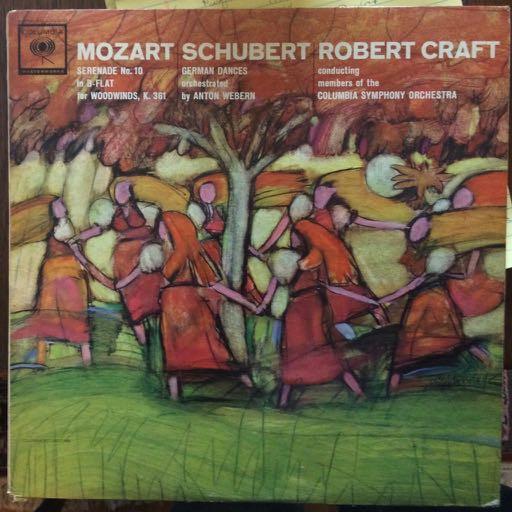 LP Record MOZART, SCHUBERT / ROBERT CRAFT CON - Mozart - Serenade No. 10, Schubert  ML5744 COLUMBIA 1962 US Classical Used