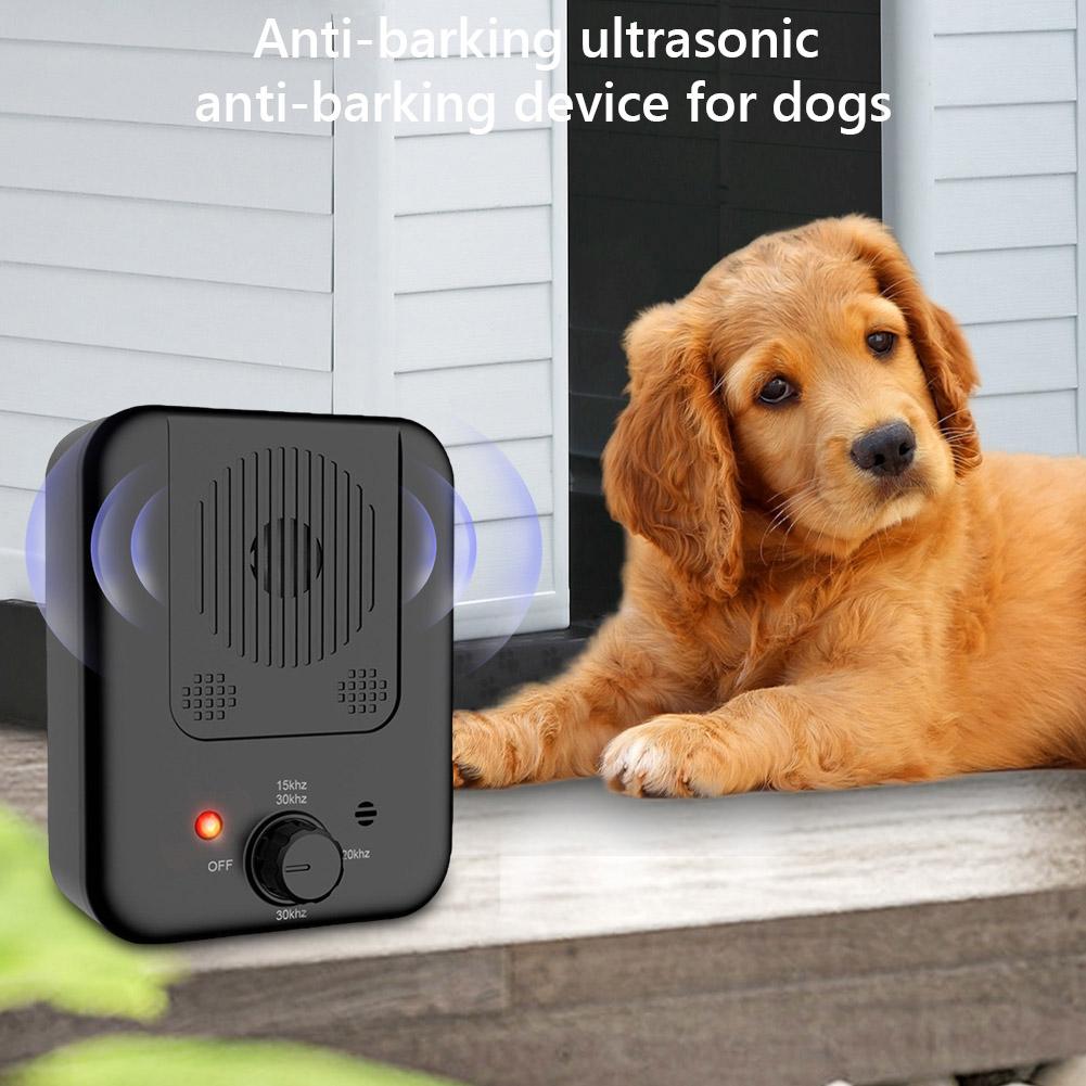 Ultrasonic Dogs Anti Barking Device Repeller Pet Training Device Rechargeable Stop Barking Training Device Dog Barking Control