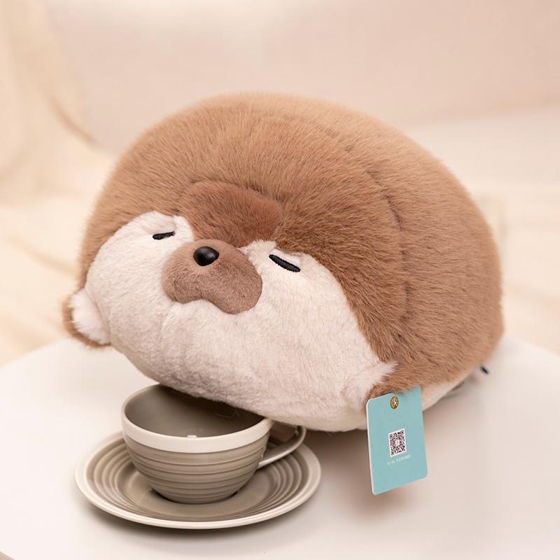 

Adorable Seal Plush Toy Lifelike Stuffed Marine Life Sea Otter Gentle Doll Simulation Seal Pillow Cushion Playthings Birth Date Present