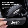 Car Rearview Mirror Rain Eyebrow Shield Snow Guard Shade Protector For Cherokee Patriot Liberty Wrangler JK JL Commander