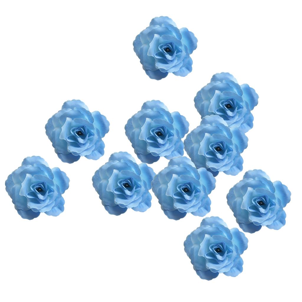 10 шт. 7 см шелковый цветок роза Головка Искусственные головки цветов Украшения Свадебные украшения