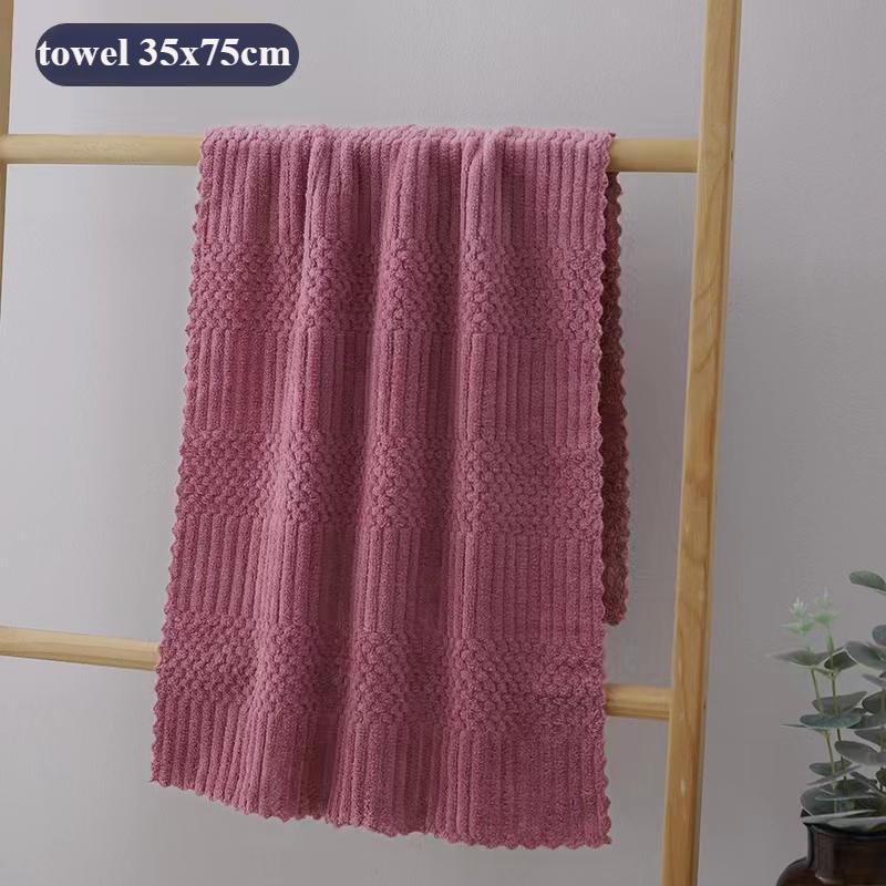 Coral Fleece Absorbent Hair Swimming Face Hand Bath Towel Sets Microfibre Towels Bathroom Towels Microfiber Towel Set Bath Towel