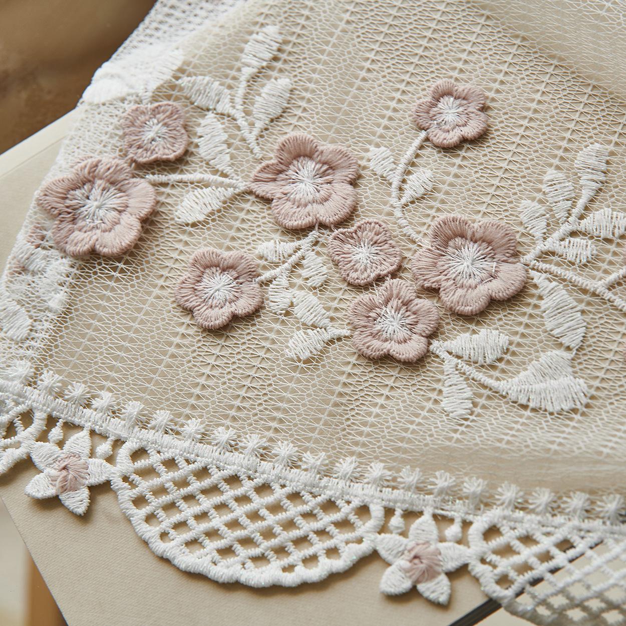 

Рельефный вышитый четырехлистный клевер прозрачная занавеска на окно экран пасторальный спальня гостиная эркер украшение ретро 100*250CM