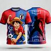 Summer Special Edition Luffy Football Jersey - Japanese Anime "One Piece" Quick-drying and Breathable Men's Sports T-shirt