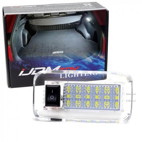 Bright White 18-SMD LED Trunk Cargo Area Light w/ Switch For Newer Toyota Lexus