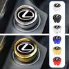 Car Cigarette Lighter Cover DustProof Decoration Cap For Lexus LS LC RZ IS350 ES300 GS350 CT200h GX460 LX570 RX500h NX300 UX260