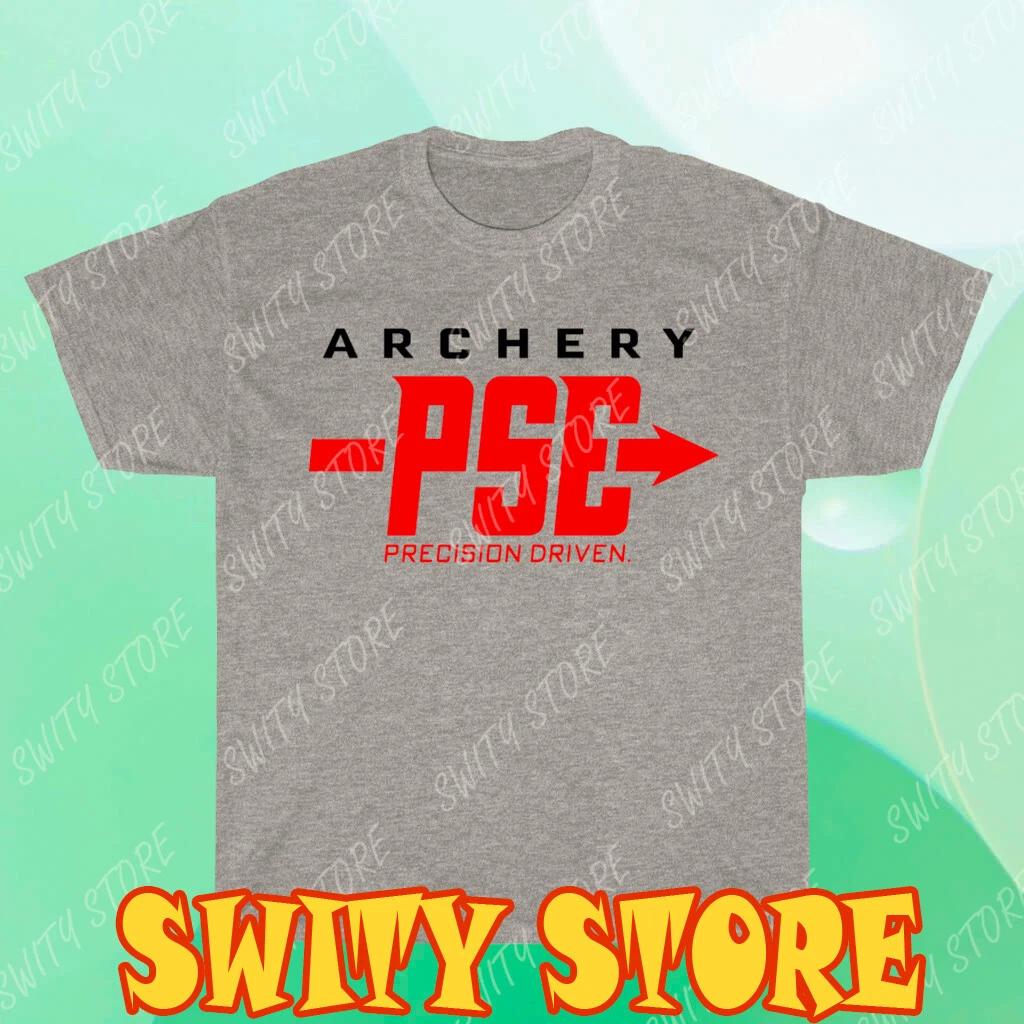 PSE Archery Bows Logo Men s Grey T-Shirt 1 Funny Size S to 5XL S