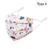 Washable Breathable Face Mask Anti-UV Sunscreen Mask Fashion Cotton Printing Mask  Outdoor Sports