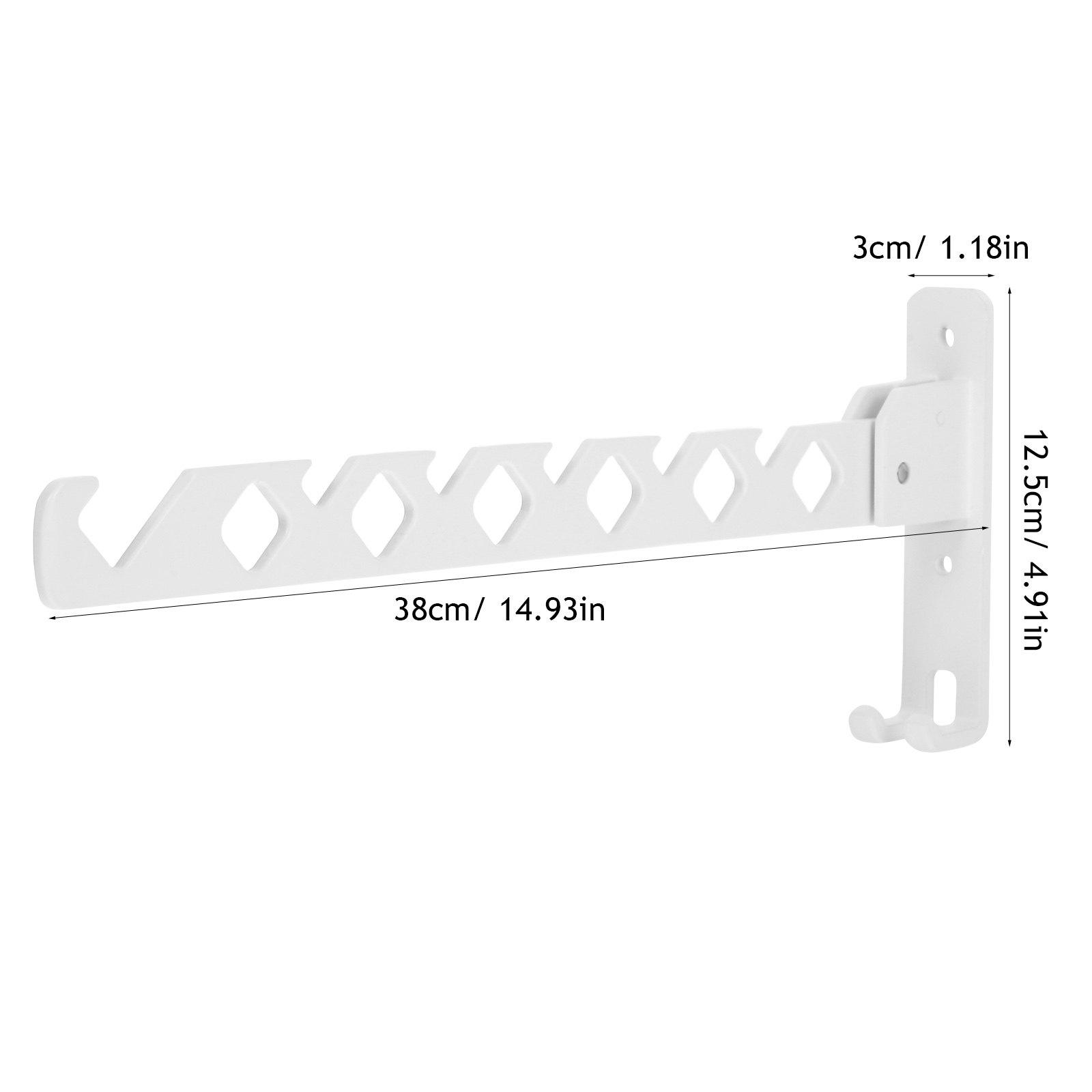 

Foldable Wall Mounted Clothes Drying Rack Space Saving Aluminum Laundry Hanger for Bathroom Balcony Dorm Apartment Heavy Duty other