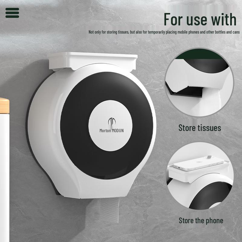 Wall-Mounted Large Roll Toilet Paper Dispenser