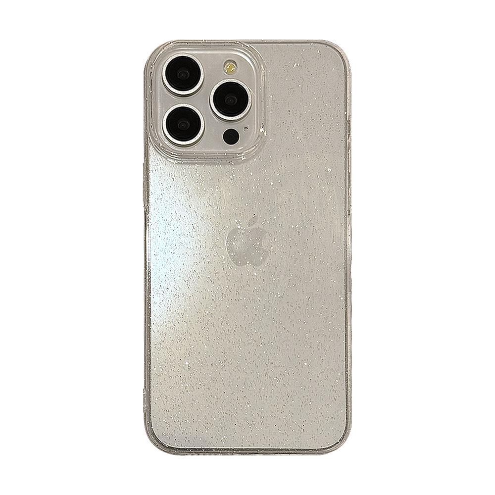 Průhledný třpytivý kryt Apple 14 Pro Max pro iPhone 15 - Měkký obal luxusní design