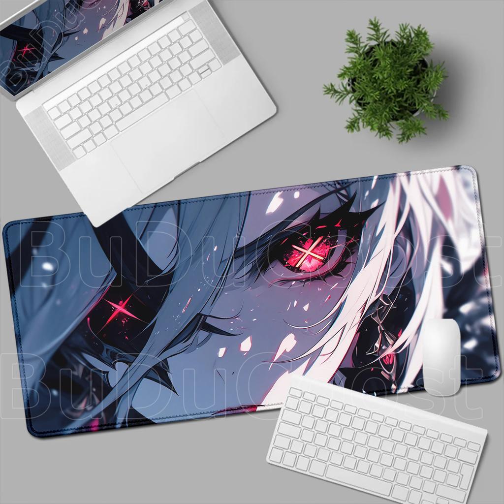 Too Many Beautiful Pictures Genshin Impact Arlecchino Mousepad Laptop PC Gaming Mouse Pad  Large Size Desk Mat Keyboard Soft Rug