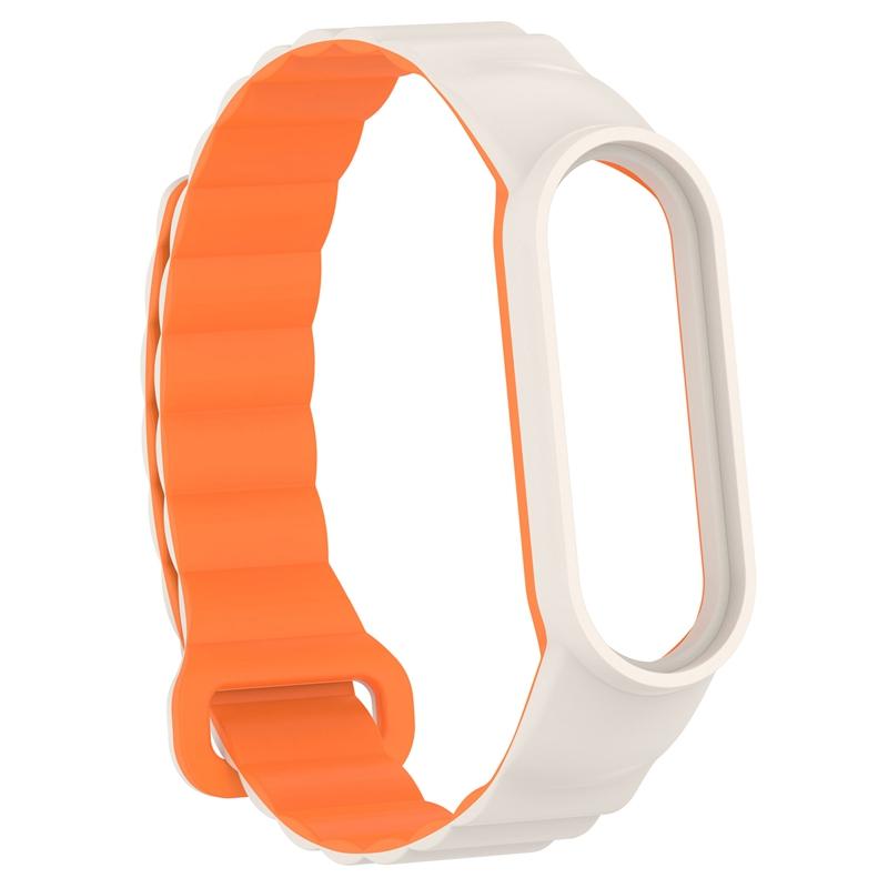 Magnetic Silicone Strap for Xiaomi Band 7 6 5 4 3 Replacement Wristband with Case Bracelet Correa Smartband