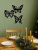 Vintage Metal Butterfly Wall Decor Set Rustproof Hanging Art Gift