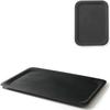 Non-slip Rectangular Waiter's Tray 20x28cm Black