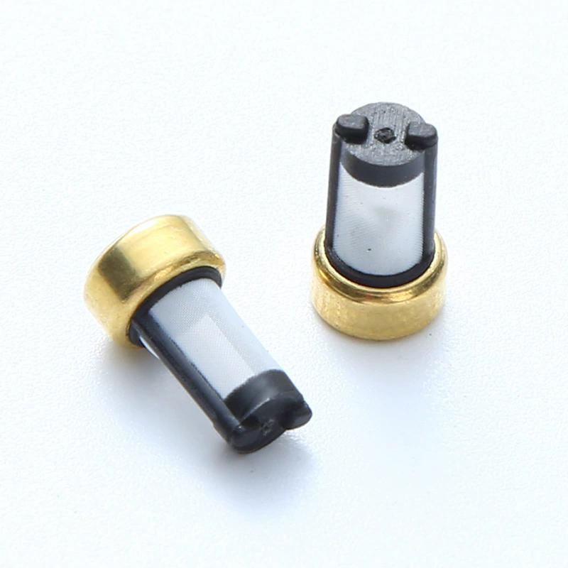 100pcs 6*3*10.7mm 11002 Car Petrol Fuel Injector Micro Basket Filter For Terrain ASNU003 Sapre Replacement Parts