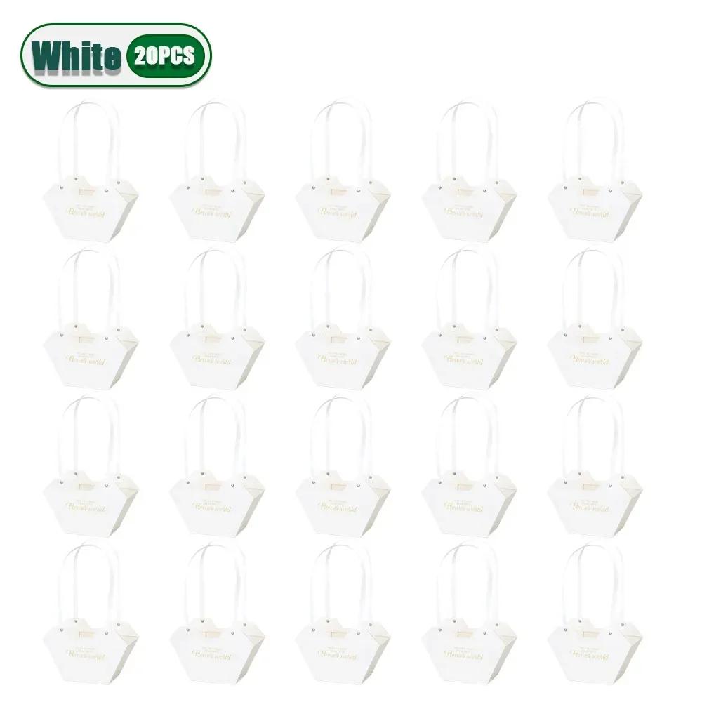 10-40PCS Holiday Flower Packaging Box for Candy Gifts Flower Bouquet Arrangement DIY Floral Materials Party Decoration Supplies