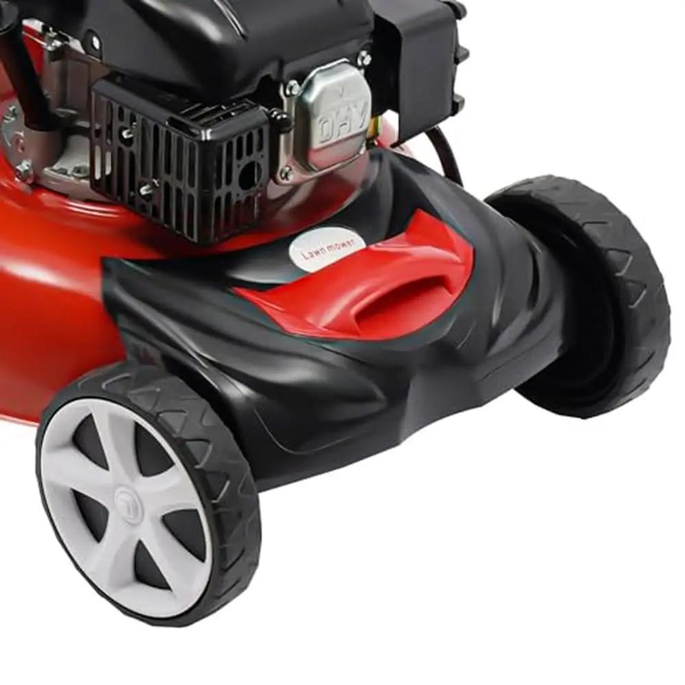Self Propelled Gas Lawn Mower 140cc 4-Stroke 4000W 20.5" High Wheel FWD Lawnmower Steel/Polypropylene Adjustable Height Powerful