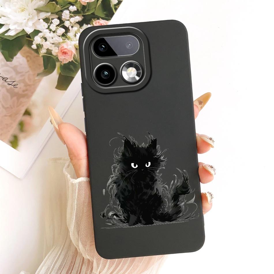 For Realme 16 Pro+ 16Pro Cute Cat Flower Cartoon Phone Case For Realme 16 Pro Plus 5G Soft Silicone Covers Bumpers