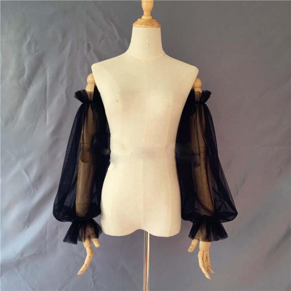 Yarn Wedding Long Sleeves Korean Style Pleated Lace Arm Covers Gift Bridal Arm Sleeves  Cosplay