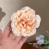 Caro 3D Rose Hair Claw Clip - 2024 High-End Floral Shark Clip for Women, Elegant Headwear