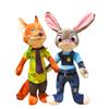 30-40Cm Kawaii  Zootopia Nick Wilde Judy Hopps Plush Doll Toy Anime New Sofa Room Decoration Children'S Birthday Gift