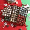 16pcs Sparkling Christmas Hanging Balls Set Foam Xmas Tree Pendants  Wedding Party Supplies