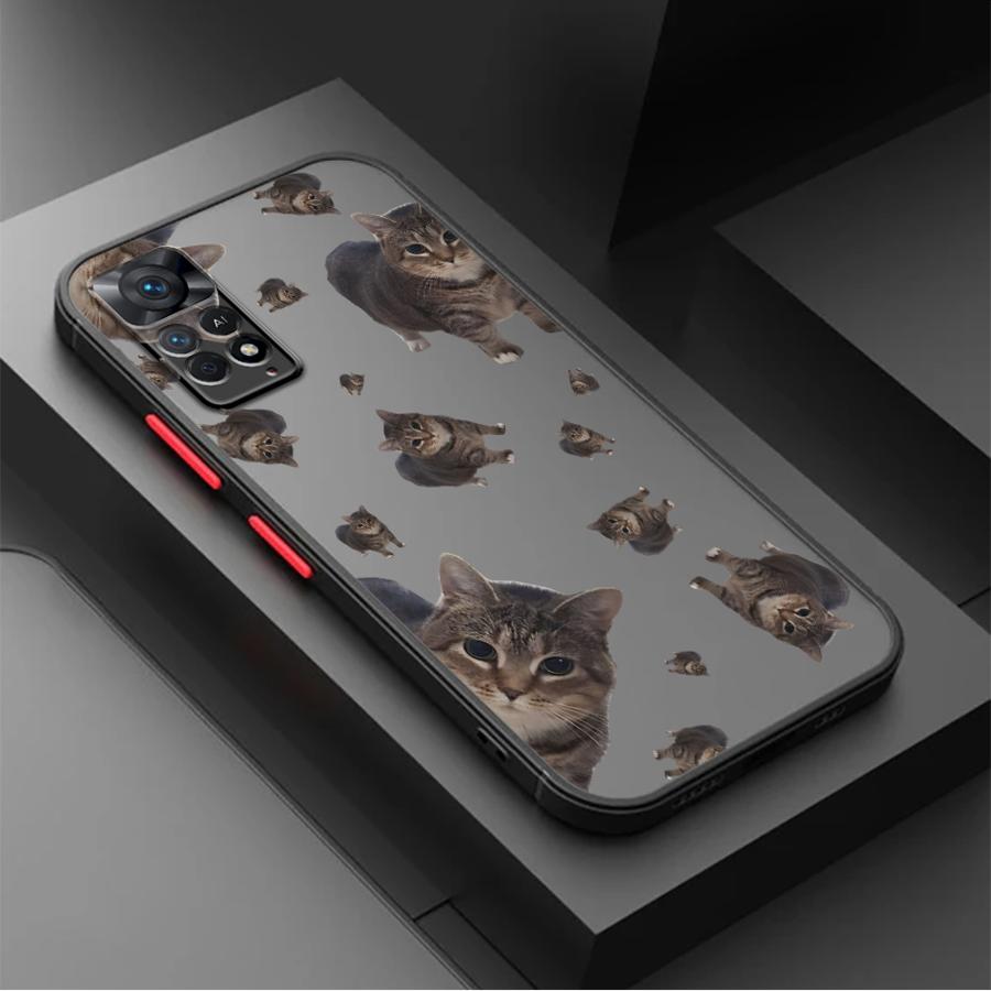 Hülle für Xiaomi Redmi Note 14 13 Pro Plus 11 13C 12 9S A4 14C 10 Funda Rückseite Handyhülle Süße Katzenkunst