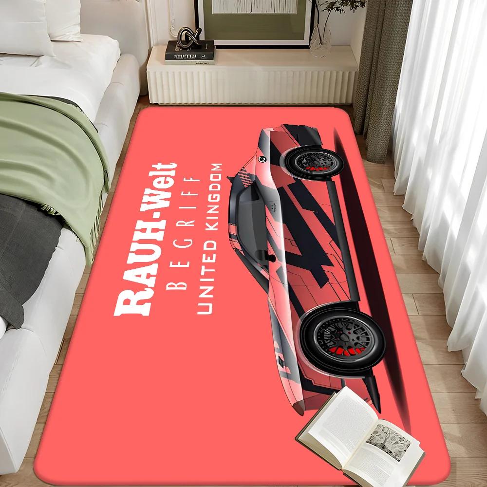 Alfombra Deportiva JDM RWM de Tokio para Decoración del Hogar Felpudo Alfombras de Sala de Estar Alfombra de Dormitorio Pasillo Alfombra Antideslizante Alfombra de Cocina Felpudos