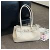 Korean Style High-End Woven Tote Bag: Trendy, Versatile, Large Capacity Shoulder Bag for Women 2026
