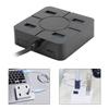 Hub USB3.0 Splitter 4 in 1 Dockingstation 4 Port Mehrzweck-Laptop-Zubehör zur ErweiterungSchwarz