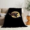 Anime Blanket Tintins Flannel Sofa Camp Nap Bedspread Soft Blanket Fleece Home Textile Birthday Gift Blanket Bedroom Decor