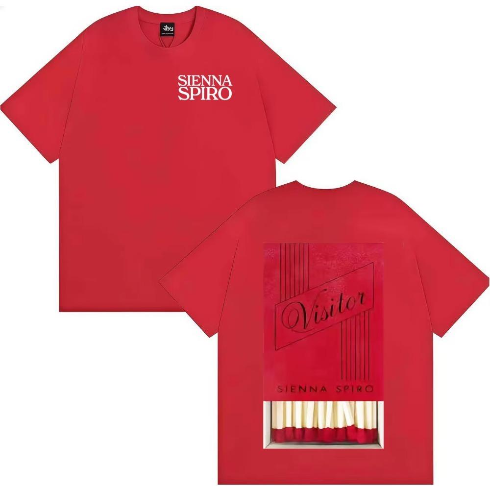 Singer Sienna Spiro Trendy Aesthetic Oversized T Shirt Mens Womens Cotton Comfort Short Sleeves Tshrits
