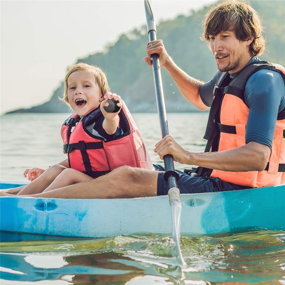  2 tapones de drenaje para kayak, canoa y barco, de repuesto, color negro.