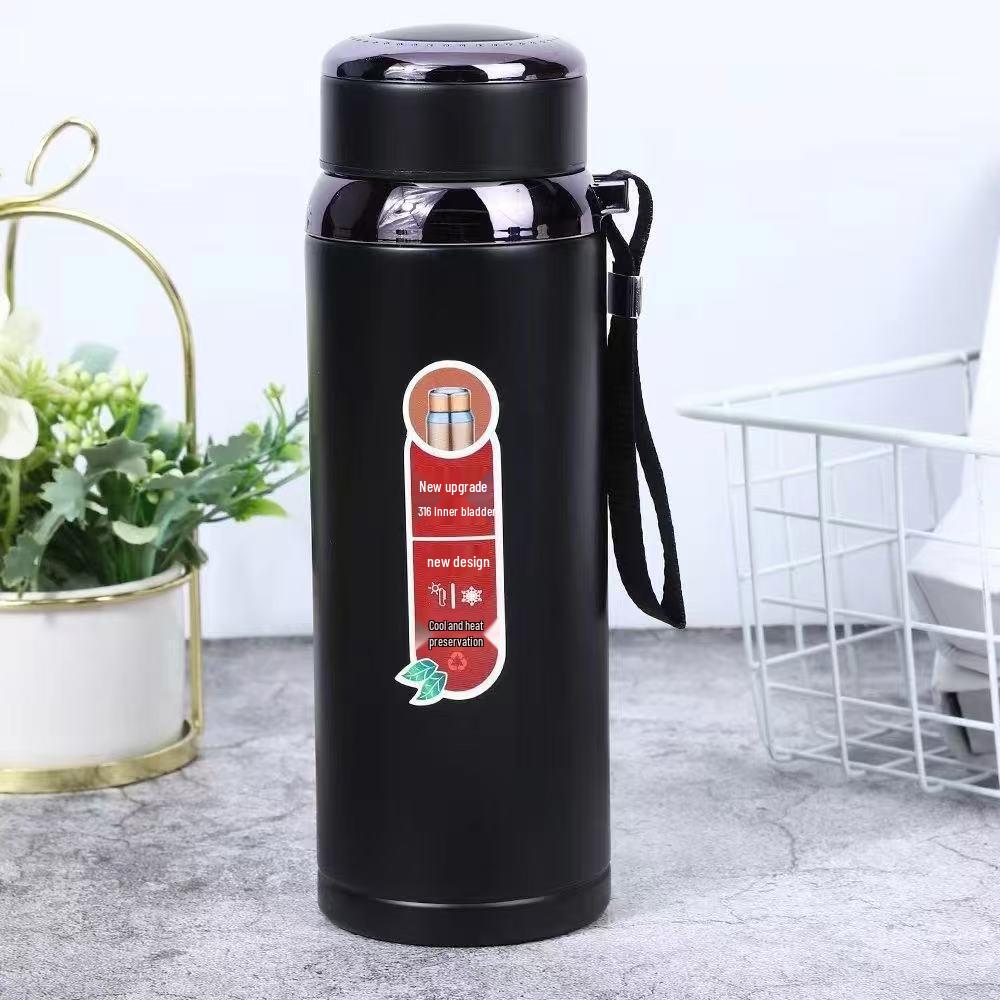 316 Stainless Steel Travel Kettle, Large Capacity, Portable and Insulated for Outdoor Use or Office.