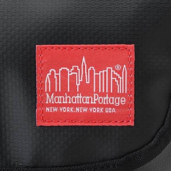 Genuine Product Matte Vinyl Casual Messenger Bag Messenger Bag MP1603MVL Black [Manhattan Portage] [Official]