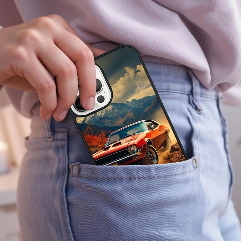 

Classic Car Phone Case For iPhone 17 Air 15 16e 14 13 Pro Max Coque 12 11 Pro Max PLUS cover iPhone 17