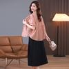 Elegant Petite Tencel Chiffon Top & Midi Skirt Set - Summer 2025