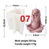 Yoga Animal Silicone Mold 3D Pug Prayer Meditating Rabbit Mould Praying Turtle DIY Mold Scented Candle Pet Plaster Resin Mold