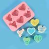 Angel Love Heart Shaped Silicone Chocolate Mold Cake Baking Tools Handmade Soap Candle Mould Valentine's Day Decorative Gift