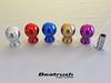 Beatrush Aluminum Shift Knob for Suzuki Alto Works HA36S Type-B-ALTO (Silver) [A98504AS-B]