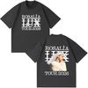 Rosalia LUX Tour Album 2026 Merch T Shirts Summer Unisex Women Tees Casual Cotton Oversized Tshirt Harajuku Couple Funny Tshirts