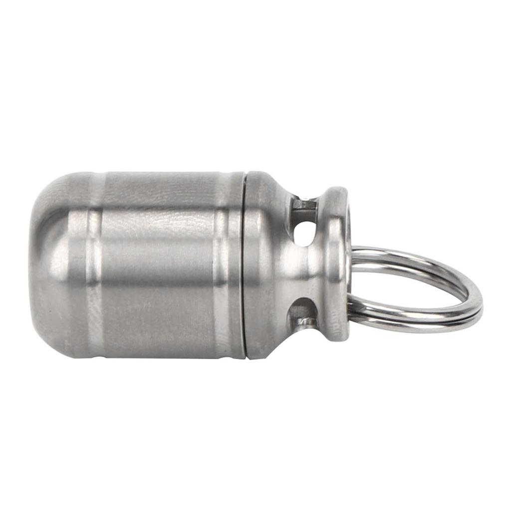 Portable Titanium Alloy Medicine Holder Waterproof Warehouse Mini Pill Storage BottleS