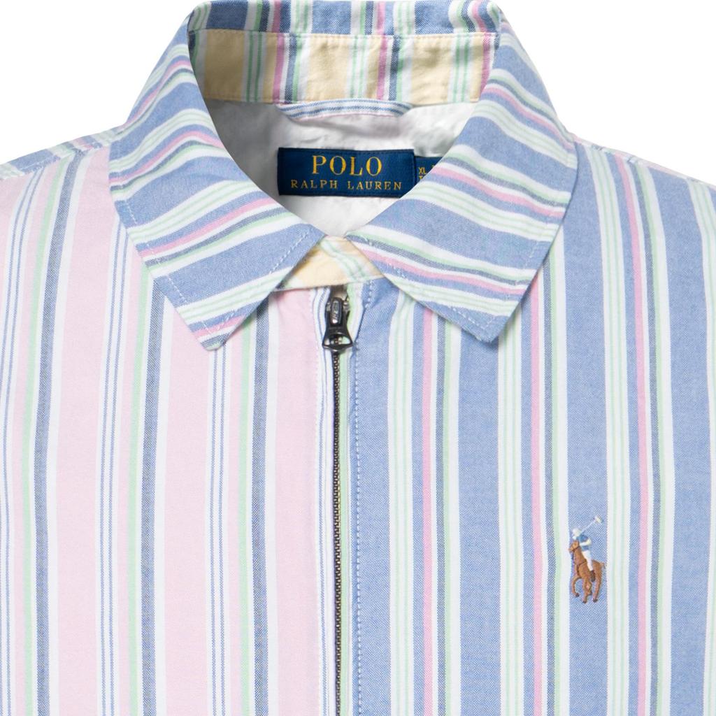 Polo Ralph Lauren SS23 Striped Logo Embroidered Zip Jacket Men Jackets Multicolor MNPOOTW16021120-999