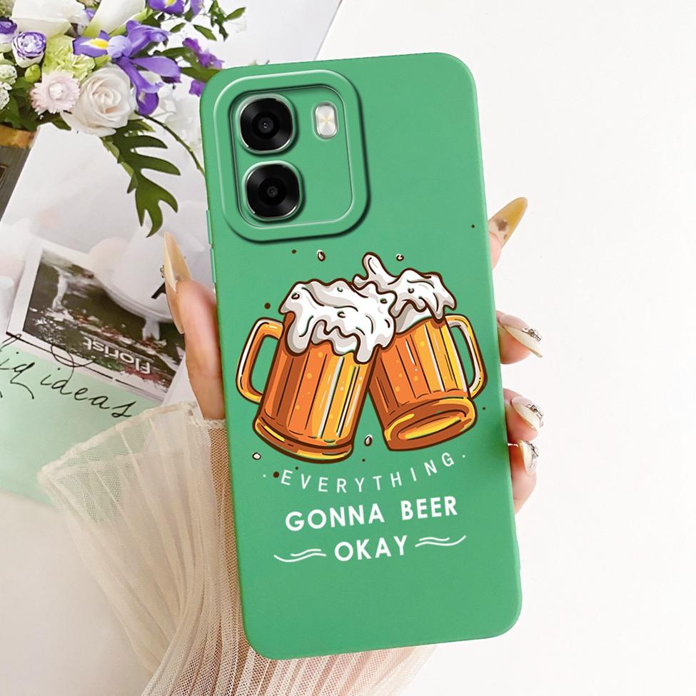For Oppo A6 4G CPH2817 Casing For Oppo A6 5G Cover Luxury Fashion Cute Funny Painted Silicone Case For Oppo A6 CPH2831 PLT120